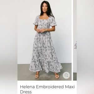 Baltic Born Helena Embroidered maxi dress sz 3XL NWT